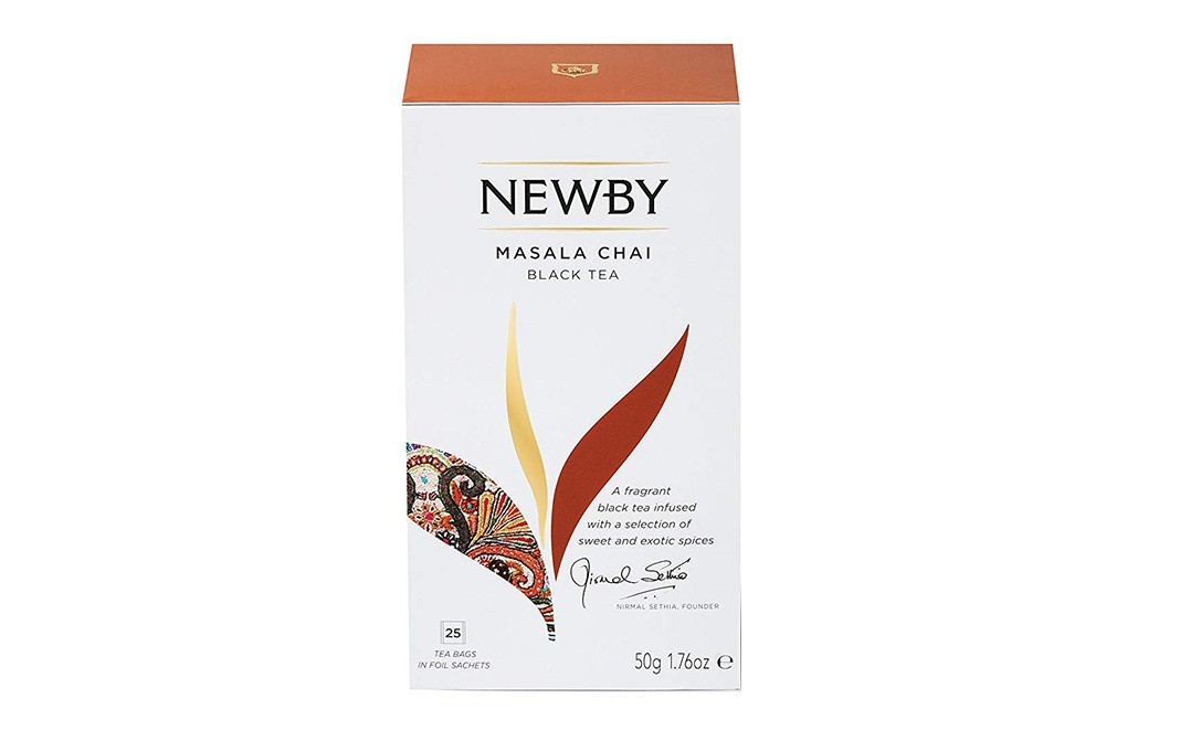 Newby Masala Chai, Black Tea    Box  25 pcs